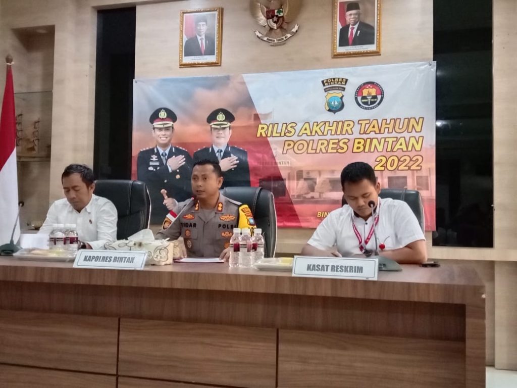 Personil Polres Bintan Kurang, Tahun 2022 Angka Kriminalitas Naik