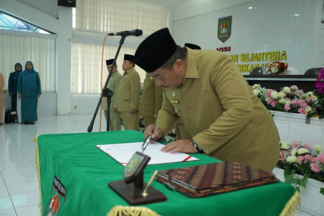 Wakil Bupati Asahan Tekankan Prinsip 3T Usai Lantik 8 Pejabat