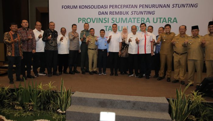 Wabup Asahan Ikuti Forum Koodinasi Percepatan Stunting Provsu