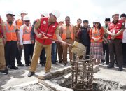 Bupati dan Wabup Asahan Letakkan Batu Pertama Pembangunan Menara Masjid Agung H. Achmad Bakrie Kisaran