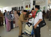 Bupati dan Forkopimda Kabupaten Asahan Lepas Jamaah Calon Haji Kabupaten Asahan Tahun 1444 H/2023 M Tahap ke-II