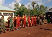 Polri Peduli Lingkungan, Polsek Daik Lingga Gelar Aksi Bersih Sampah