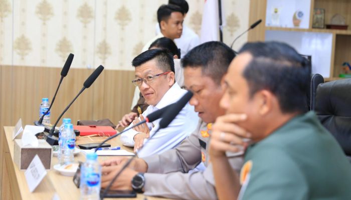 Hadiri Rakor Persiapan Pemilu, Pj Hasan Siap Berkolaborasi