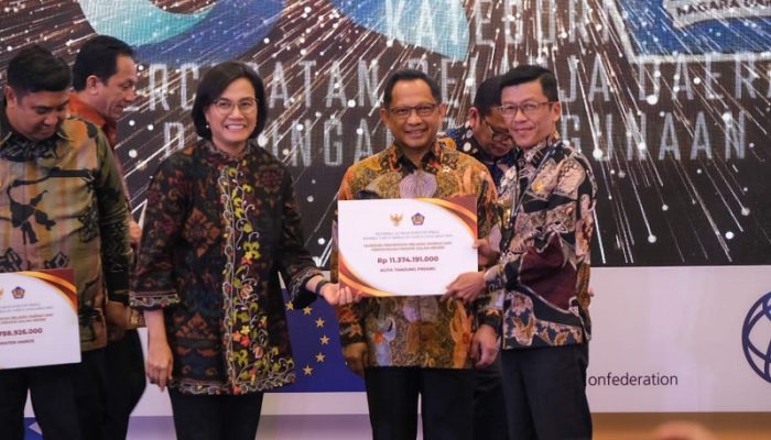 Pemko Tanjungpinang Terima Penghargaan dan Anggaran 17 Miliar dari Kemenkeu