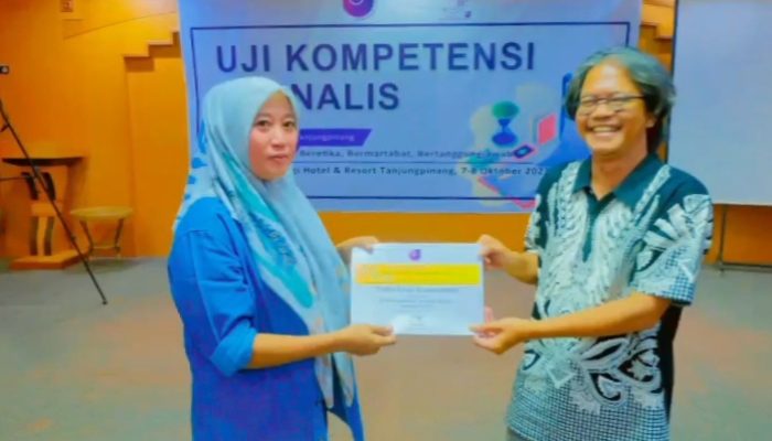 27 Jurnalis AJI Tanjungpinang Lulus UKJ