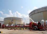 Pertamina Tanjung Uban Terbakar, Satu Pekerja Tewas di Lokasi Kejadian