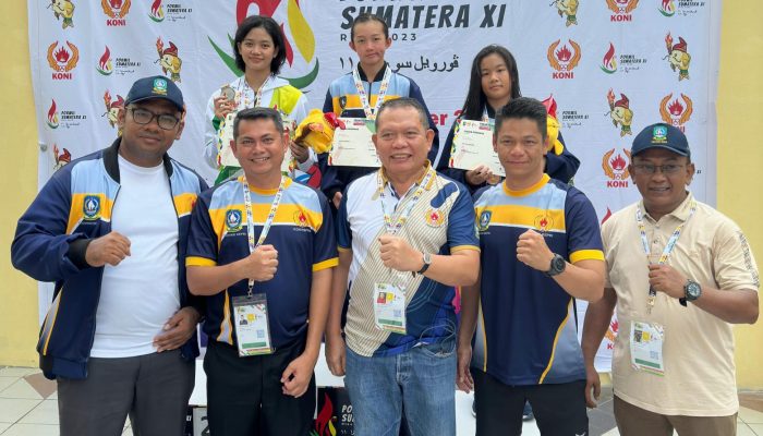 Sepanjang Sejarah, Atlet Renang Kepri Borong 3 Medali Emas di Porwil Sumatera Xl