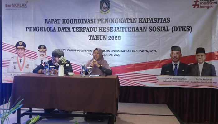 Supaya Bantuan Tepat Sasaran, Dinsos gelar Rakor Peningkatan Pengetahuan Pengelola DTKS