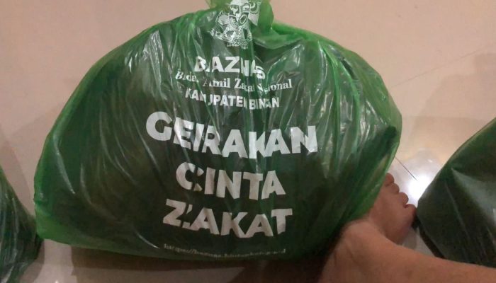 Paket Sembako Baznas Diduga Digunakan Caleg Bintan Buat Kampanye