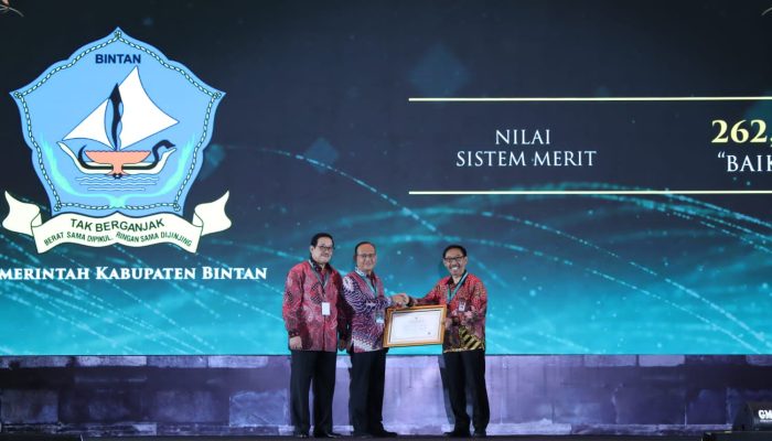 Kembali Ukir Prestasi, Pemkab Bintan Kini Raih Anugerah Meritokrasi Tahun 2023