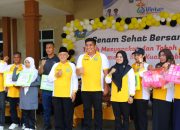 Roby Senam Sehat Bareng Tokoh Agama dan Tokoh Masyarakat di Kantor Camat