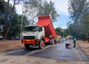 Perbaikan Jalan Amblas Gajah Mada Lebih Cepat Dari Perkiraan Awal