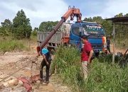 Diduga Ilegal, Polisi Tutup dan Sita Tiga Unit Mesin Tambang Pasir di Bintan