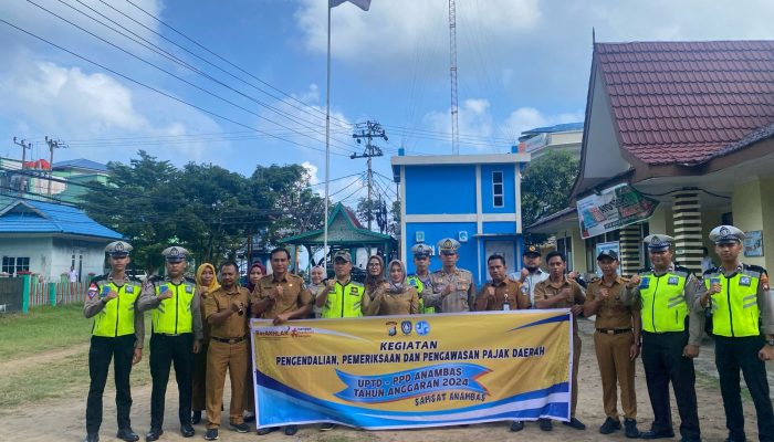 Tim UPTD PPD Anambas Bersama Polres Gelar Razia Pajak Kendaraan