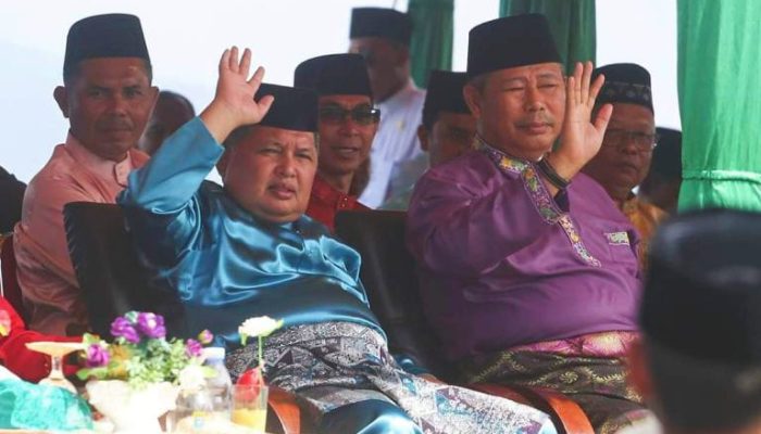 Bupati Beserta Wabup Anambas Sambut Hangat Peserta Pawai Ta’arup MTQH Ke-VIII Tingkat Kabupaten