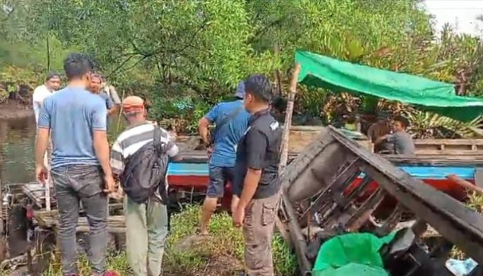 Penjual dan Penadah Pompong Seharga Rp10 Juta di Pelabuhan KUD Ditangkap