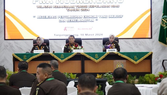 Kejati Gelar Pra Musrenbang Kejaksaan se-Wilayah Kepri Tahun 2024