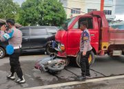 Kecelakaan di Tanjungpinang, Sepeda Motor Ditabrak Dari Belakang