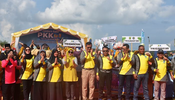 Resmi dibuka Sekda Zulhidayat, Jambore Kader PKK ke-8 Tingkat Kota Tanjungpinang berlangsung Meriah