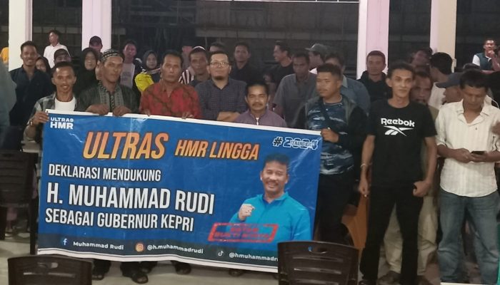 Sambut Pilgub Kepri 2024, Ultras HMR Lingga Siap Menangkan H. Muhammad Rudi