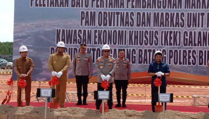Hadir di Peletakan Batu Pertama, Kapolda Sebut Polsubsektor untuk Pertumbuhan Ekonomi Kepri