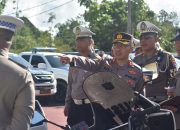 Jelang Pilkada 2024, Polres Bintan Cek Kesiapan Personel dan Sapras.