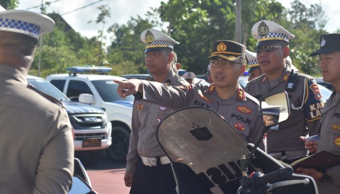 Jelang Pilkada 2024, Polres Bintan Cek Kesiapan Personel dan Sapras.