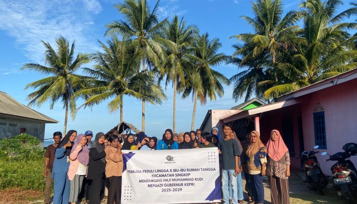 Dorong Pemerataan Pembangunan, Pemuda dan Ibu Rumah Tangga di Lingga Satukan Tekad Dukung H. Muhammad Rudi di Pilkada Kepri 2024