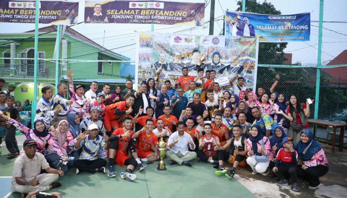 Raih Juara 1, BP Batam Bawa Pulang Piala Bergilir Kejuaraan Voli Walikota Batam 2024