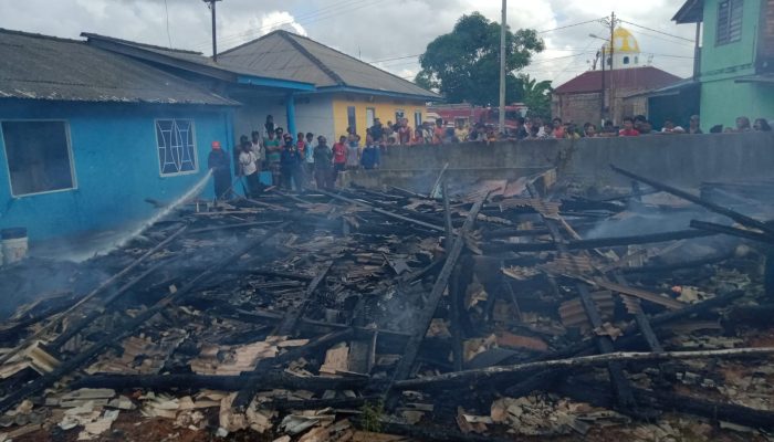 Rumah Semi Permanen di Kawal Terbakar, Kerugian Capai Rp50 juta