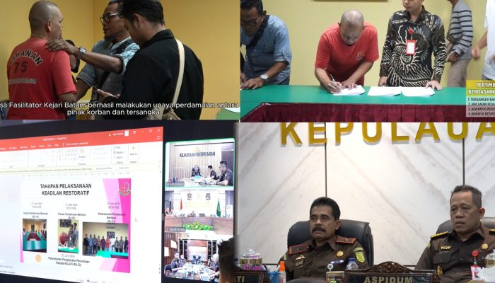 Permohonan RJ Satu Perkara Pidana Kejari Batam Disetujui Jampidum
