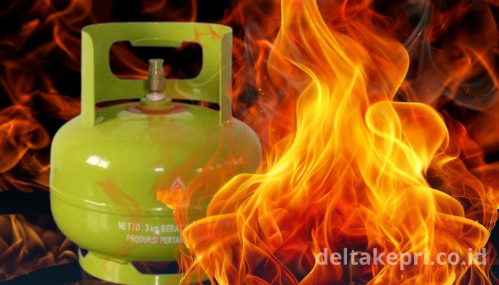 Suami Istri Tersambar Api Tabung Gas Elpiji yang Meledak di Rumah