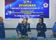 Lanud RHF Tanjungpinang Gelar Syukuran Peringatan Hari Bakti TNI AU ke-77