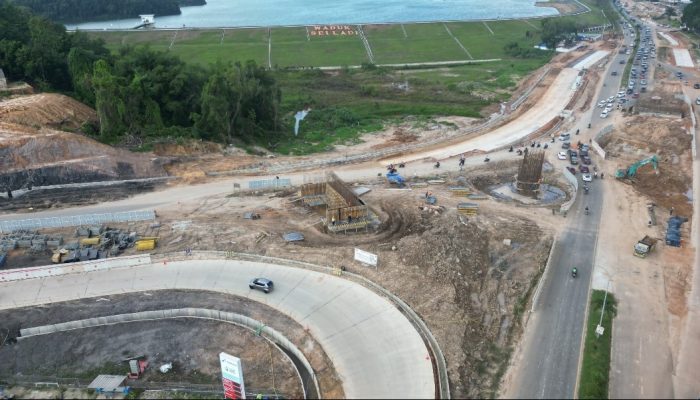 Progres Pembangunan Fly Over Sei Ladi Batam Capai 45 Persen