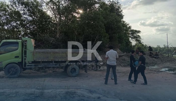 Polisi Tangkap Tangan Penambang Pasir Ilegal di Bintan