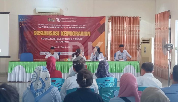 Desain Baru Pasport Berwarna Merah Disosialisasikan ke Masyarakat Bintan