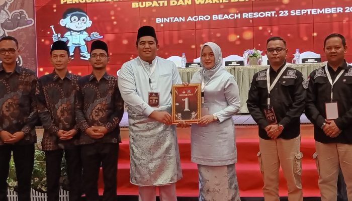 Roby – Deby dapat Nomor Urut 1, Program Prioritasnya untuk Anak-anak Bintan