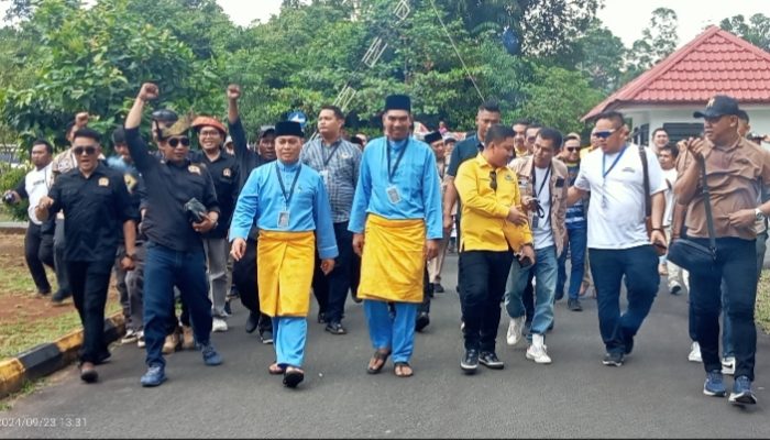 KPU Lingga Tetapkan Nomor Urut Paslon, Ratusan Relawan Tetap di Barisan Nizar-Novrizal