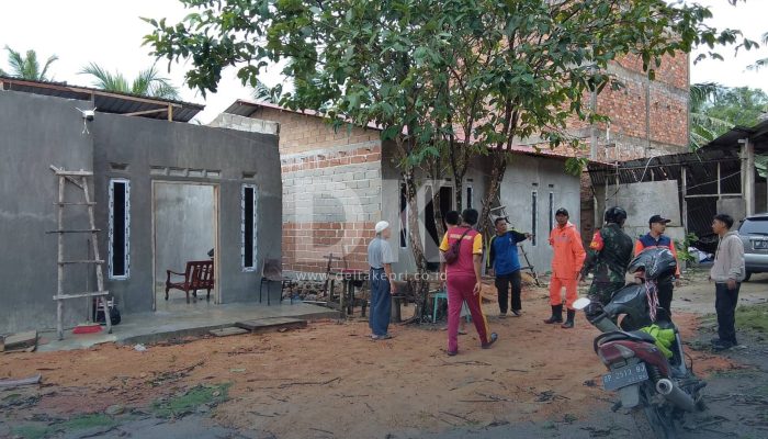 Korban Puting Beliung Sudah di Evakuasi, BPBD Bintan Salurkan Bantuan Sembako