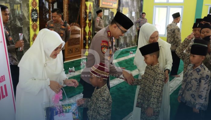 Polres Bintan Santuni Anak Panti Asuhan di Peringatan Maulid Nabi 1446 Hijriah