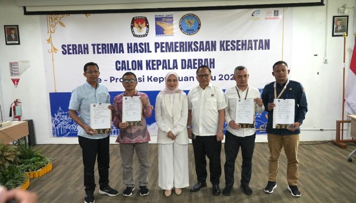 RSBP Batam Serahkan Hasil Pemeriksaan MCU Calon Kepala Daerah 2024