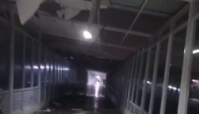 Pelabuhan Sri Bintan Pura Porak Poranda Diterjang Angin Kencang
