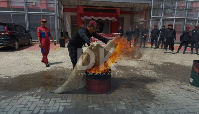 Rutan Batam Gelar Simulasi Antisipasi Kebakaran