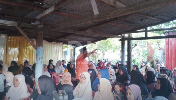 Kampanye di Gang Skip II, Lis – Raja Minta Doa Restu di Hadapan Ratusan Warga