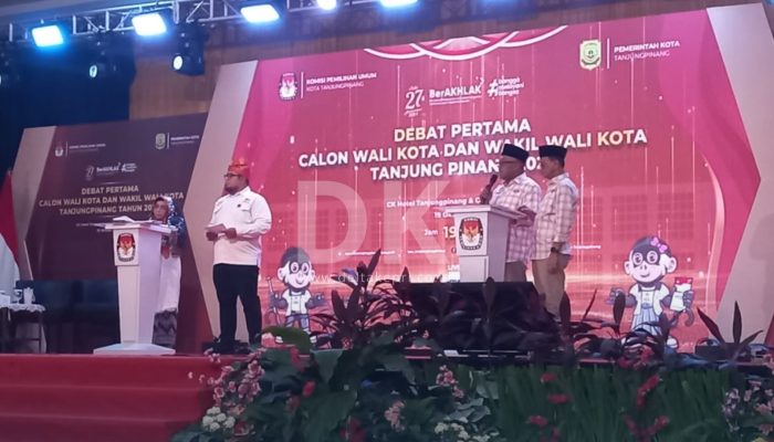 Debat Pilwako, Lis – Raja Komitmen Jadikan Tanjungpinang Kota Berbudaya