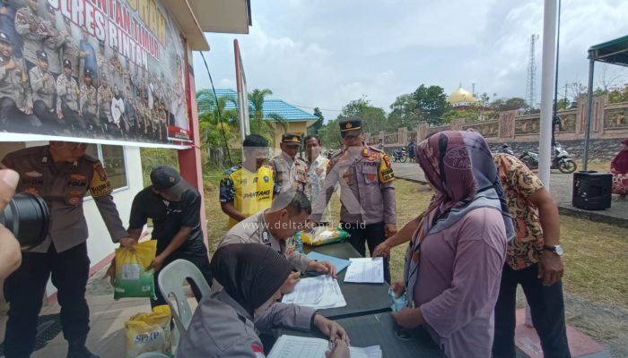 Kapolsek Firuddin Ringankan Beban Masyarakat dengan Menjalankan Program Beras Murah