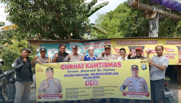 Tampung Curhat Warga, Polsek Sagulung Minta 27 November Jangan Golput