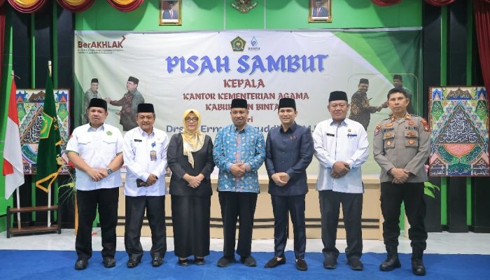 Pisah Sambut Kepala Kantor Kemenag Bintan, Plt Bupati: Kita Terus Kolaborasi