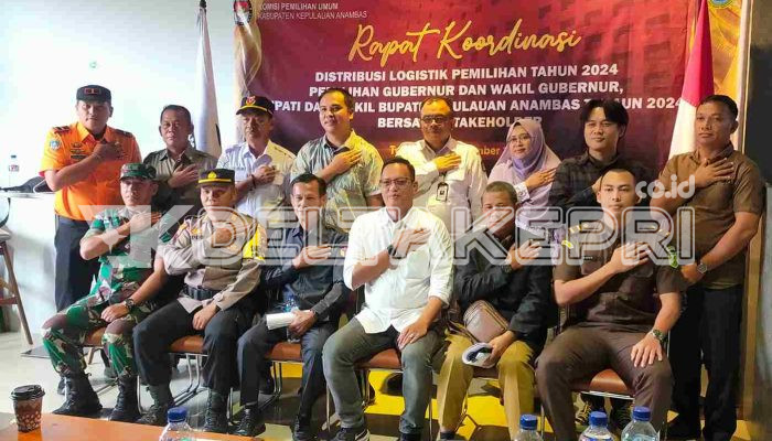 KPU KKA Gelar Rakor Pendistribusian Logistik Pilkada 2024