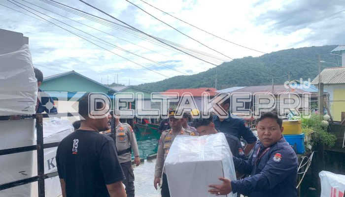 Polres Anambas Kawal Ketat Pergeseran Logistik Pilkada Ke PPK